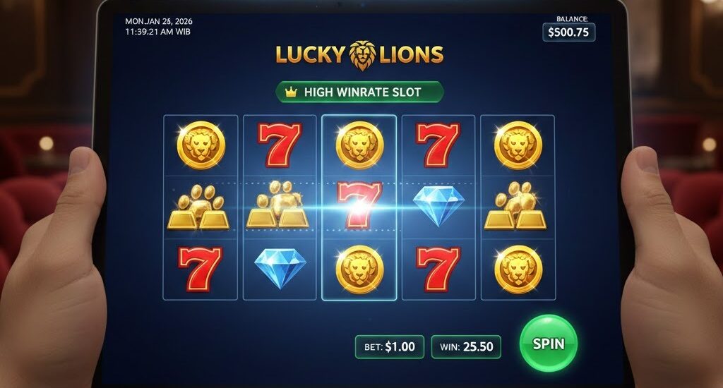 Slot online winrate tinggi untuk pemula dengan tampilan sederhana